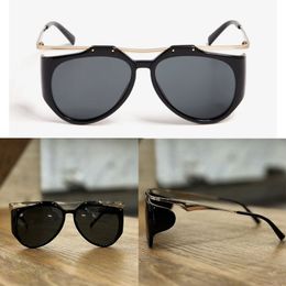 Sunglasses for women men Classic brand Luxury quality M137 glasses Metal mirror legs hollowed out designer sunglasses Fashion protective original box