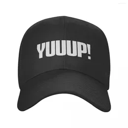 Ball Caps Classic Funny Yuuup Print Baseball Cap For Women Men Adjustable Custom Letter Dad Hat Outdoor Snapback