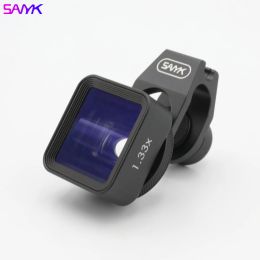 Filters SANYK 1.33X Wide Screen Anamorphic Lens Widescreen Film Lens Professional Phone lens Vlog Video Lens For 98% Smartphone