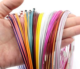 Wholesale 200pcs Stainless Steel Cable Memory Cord 18inch For Fashion Jewellery Bracelet Bangle DIY Making Findings9726773