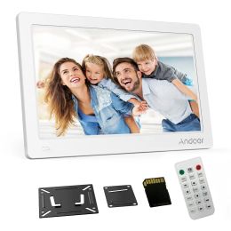 Frame Andoer 15.6 Inch Digital Photo Picture Frame 1920*1080 IPS Screen Digital Photo Album with Wall Mounting Bracket Remote Control