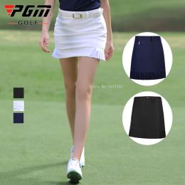 Shorts PGM Golf Apparel Summer Women Golf Skirt Pleated Tennis Skirt Ladies Casual Fashion Sports Skorts High Waist Quick Dry Shorts