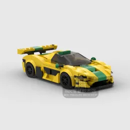 Blocks MOC McLaren P1 GTR racing sports car Vehicle Speed Champion Racer Building Blocks Brick Creative Garage Toys for Boys