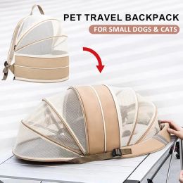 Bags Pet Carrier Backpack Bag for Small Dogs Cats Puppy Kitty Transparent Expandable Breathable Walking Outdoor Travel Products Items