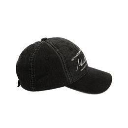Washed Cotton Baseball Caps For Women Men Letter Embroidery Hats Sun Hip Hop Dad Hat