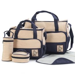 Supplies Good Quality Brand Multifunction 5 Pieces Mother Mummy Maternity Nappy Bag Baby Bag for Mom Diaper Bag Bolsa De Bebe Maternidade