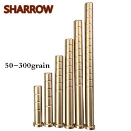 Darts 12/24Pcs 50300Gr Archery Copper Seat Copper Heavy Weight Connect Fit ID6.2mm Arrow Shafts Arrow Shooting Practice Accessories