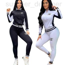 Designer de calças de duas peças femininas DD0063 Novo conjunto de esportes de lazer da moda tópico de alta qualidade 6klf