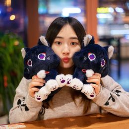 Genshin Impact scattered soldier cat cat doll doll cute cat plush toy cartoon scattered soldier peripheral doll children gift wholesale