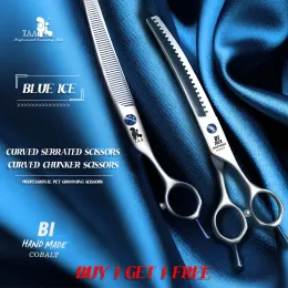 Scissors TAA Professional Pet Scissors Grooming Scissors Dog Scissors Curved Chunker Dog Shears and Serrated Scissors BI Buy 1 Get 1 Free