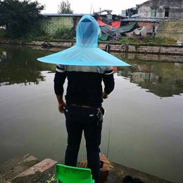 Berets Outdoor Foldable Umbrella Hat Anti-Rain Anti-Sun Head-Mounted Headwear Sun Cap Camping Shade Fishing Equipment