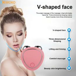 Scrubbers EMS Facial Electricity Massage Sonic Vibration Electric Face Massage Facial Lifting Skin Beauty Devices Portable Tighten Massage