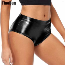 Women's Shorts Womens Metallic Booty Shiny Panties Pants Dance Music Festival Rave Party Bottoms