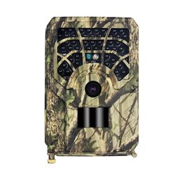 Professional Hunting Camera Wild Animal Detector HD 720P Waterproof Monitoring Night Vision Outdoor Tool Leaf Camouflage 240422