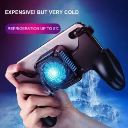 Coolers Mobile Phone Cooler Handle Semiconductor Cooling Fan Holder For IPhone Xs XR Samsung Xiaomi Mobile Radiator Gamepad Controller
