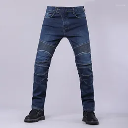 Motorcycle Apparel Jeans Outdoor Riding Touring Anti Drop Pants Slim Fit Elastic Racing Off Road Motorbike Trousers
