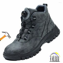 Boots Lightweight Safety Shoes For Men Work Sneakers Protection Anti Puncture Labour