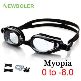 Accessories Swimming Goggles Myopia Professional Antifog UV Swimming Glasses Men Women Silicone Diopters Swim Sports Eyewear