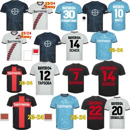 s-xxl 24/25 Bayer 04 Leverkusen man Soccer Jerseys 23 2024 Home Away third DEMIRBAY Wirtz BAKKER BAILEY HOME CH Aranguiz Paulo Schick Football Shirt Kits