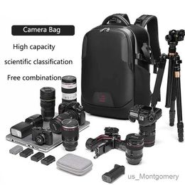 Camera bag accessories Anti-theft Large Capacity Camera Backpack Modern Style Waterproof Camera Bag Outdoor Canon Nikon Fuji