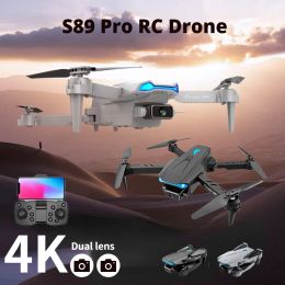 Drones New S89 Mini Drone 4k HD Dual Camera Profesional WiFi Fpv Drones Height Preservation RC Quadcopter Helicopters Smart Selfie
