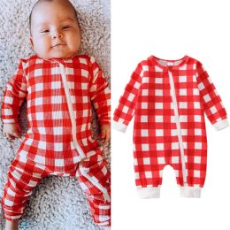 One-Pieces Baby Xmas Clothes Newborn Infant Girl Boy Santa Christmas Romper Baby Xmas Outfit Costume Xmas Winter Baby Clothing