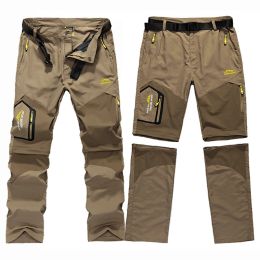 Accessories 6XL Men Summer Hiking Pants US Outdoor Lightweight Tactical Multipocket Detachable Loose Camping Fishing Cargo Shorts Pants Men