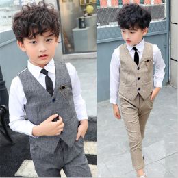 Blazers Formal Boys Suits for Weddings Dress Fashion Children School Uniform Dots Kids Party Costumes Tuxedo Toddler Clothes Sets