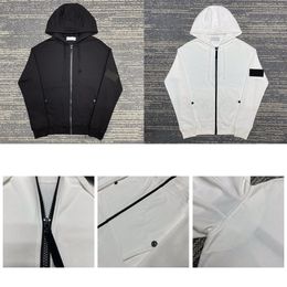 Style Streetwear Clothing Zip Coat Workout Sport Coat Hooded Light Weight Long Sleeve Suitable for hiking Loose Hooded Drawstring Sports Tops