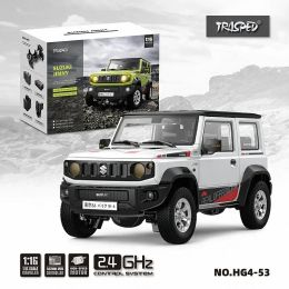 Cars 1/16 RC Car Rock Crawler 4WD OffRoad Climbing Truck LED Light Simulated Sound RTR JIMNY Remote Control Vehicle Toys for Boys