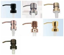 28400 Soap Dispenser Pumps Gold Black Copper Brass Bronze Rust Proof 304 Stainless Steel Liquid Pump for Kitchen Bathroom Jar not3268431