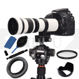 Philtres Jintu 420800mm F/8.3 Mf Telephoto Zoom Lens Kit for Nikon D3000 D3100 D3200 D3300 D3400 D5000 D5100 D5200 D5300 D5500 D5600 D80