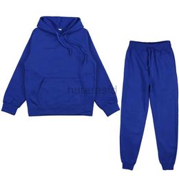 Active Sets Autumn Winter Women Hoodie Sweatpants 2 Piece Set Solid Loose Sweatshirts and Pants Suit Jogger Clothing Workout Running Set 240424