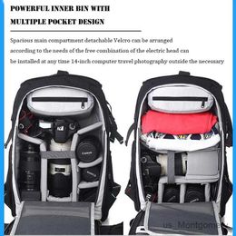 Camera bag accessories Outdoor Large-capacity Camera Backpack SLR Camera Bag Waterproof 15.6-inch Laptop Backpack Suitable for Canon/Nikon/