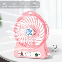 Silent USB Fan Thickened Material Mute Snowflake Small Mini Electric Easy to Hold Portable Summer Desk 240416