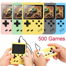 Retro Mini Handheld Video Game Console Portable 3.5inch Pocket Built-in 500 Nostalgic Player for Kid Gift 240419
