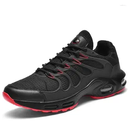 Casual Shoes Mens Sports Air Absorption Running Outdoor Sneakers Comfortable Lace Up Pro Fitness Footwear For Men