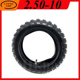 Accessories Mini Dirt Bike 2.5010 Tire for Mini Apollo Crosscountry Motorcycle Honda CRF50 XR50 Yamaha PW50 Front Rear Wheel Tyre