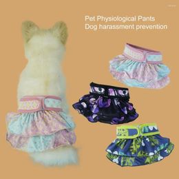 Dog Apparel Female Diapers Washable Highly Absorption Leak-Proof Anti-harassment Pet Menstrual Pants Sanitary Panties Supplies