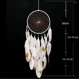 Decorative Figurines MS6009 Big Dream Catcher White 7.87" Ring Hand Made Catchers Decorations For Home