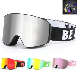 Eyewear 2023 New Double Layer Magnetic Ski Goggles Polarized Lens Skiing AntiFog UV400 Snowboard Goggles Men Women Ski Glasses Eyewear