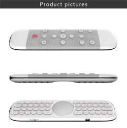 Mice Voice Remote Control 2.4G Wireless Mini Backlight Keyboard with IR Learning Air Mouse for Gyros Google Assistant