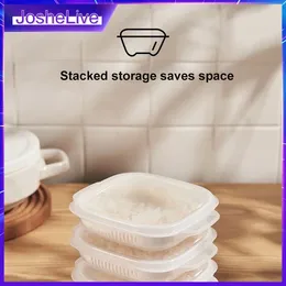 Storage Bottles Rice Portioning Box Fresh Can Be Microwave Heating Portable Tableware Kitchen Accessories