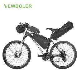 Accessories NEWBOLER Bicycle Bag Waterproof Bike Touring Trunk Pack Saddle bag Bikepacking Gear Front Top Tube Bycicle Handlebar Bag Option