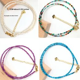 Strands Faceted Gemstones 23mm beads Necklace Bracelet Quartz Crystal agate natural pearl aquamarine Men Female Jewellery Party Gift