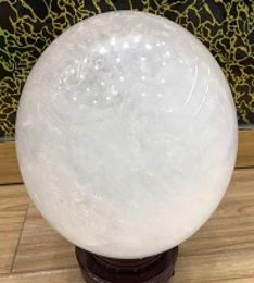 Quality Multicolor Quartz Ball Handcrafted Gifts Sell New Crystal Sphere Decorative Wood Base1340598