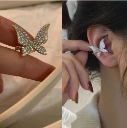Earrings 2024 Fashion Women's Earrings Ear Cuff Fine Sweet Butterfly Snowflake Ear Bones Clip for Women Bijoux Jewellery Ear Clip