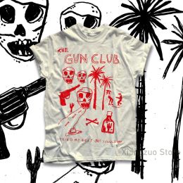 T-shirt The Gun Club TShirt cotton casual Men t shirt Women's tee shirts tops