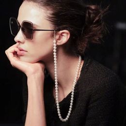 Eleglant women imitation pearl sunglasses chain white Olivet cords holder string for luxury sunglasses eyewear eyeglasses goggles accessories wholesale