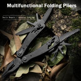 Tools Multifunction Stainless Steel Pocket Knife Pliers Folding Pliers Multitool Mini Portable Fold Outdoor Multipurpose Repair Tools